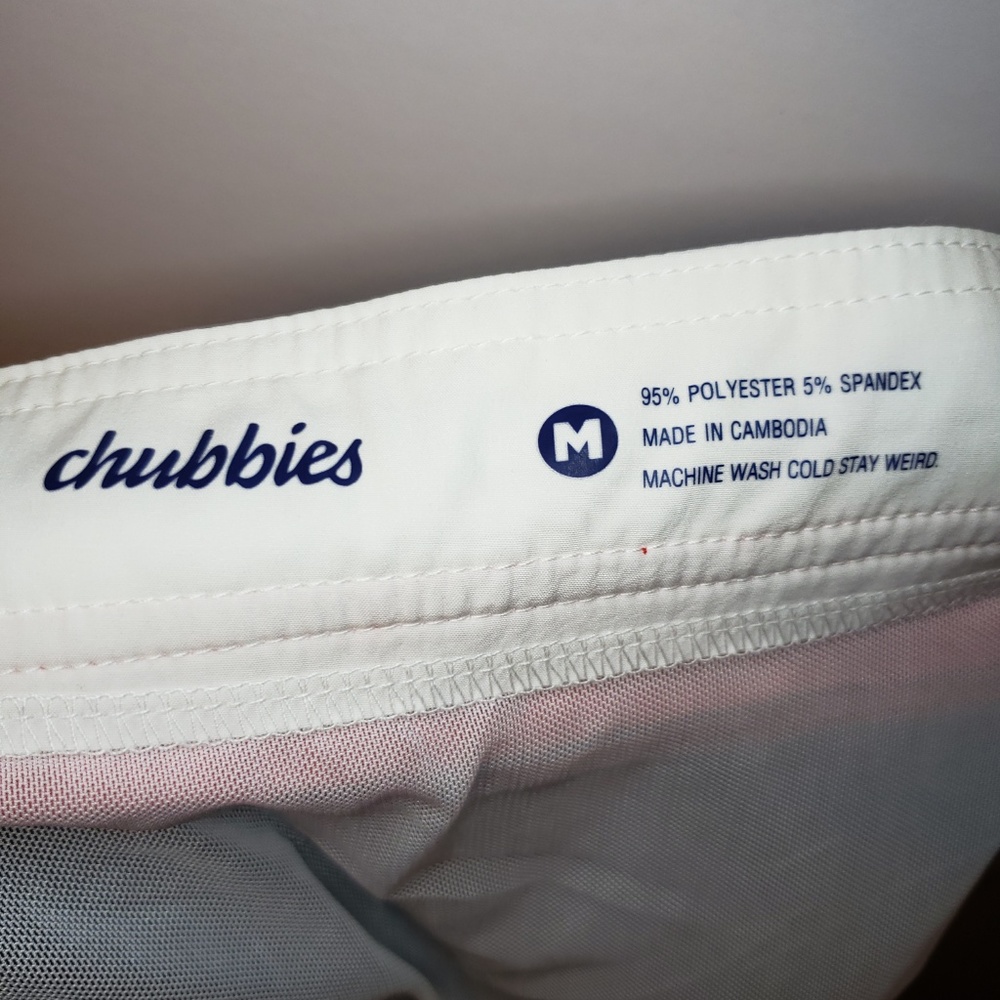 Chubbies Men's Medium Blue Nautical Shorts - Picture 4 of 4